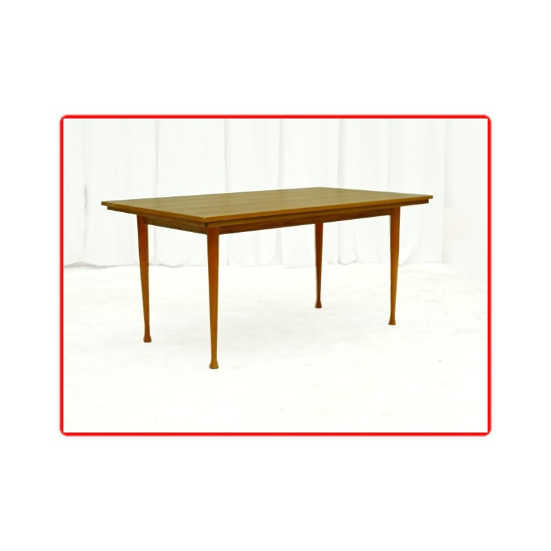 Vintage dining table in wood - 1960s