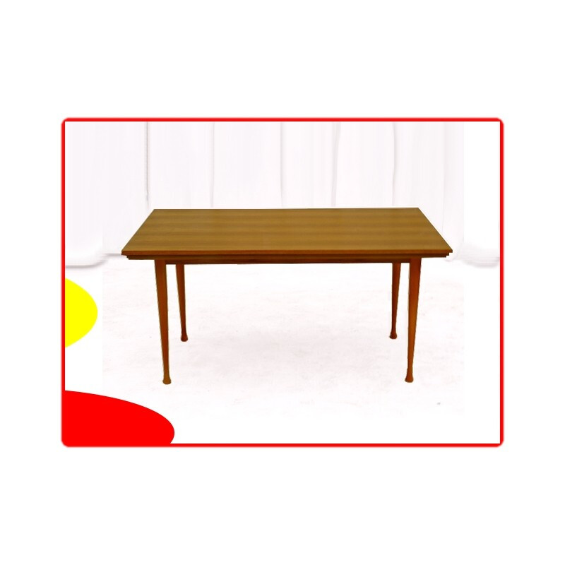 Table à repas vintage en bois - 1960