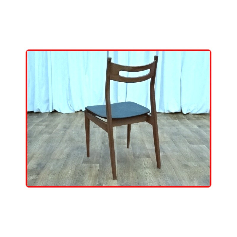 Suite de 4 chaises scandinave en teck - 1960