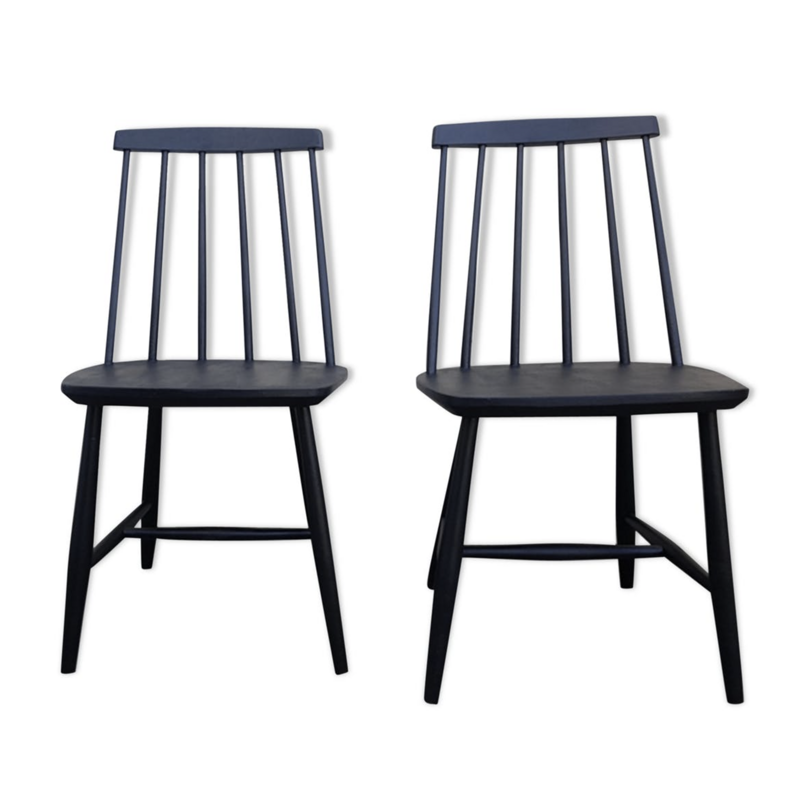 Pair Scandinavian Chair - 1950s