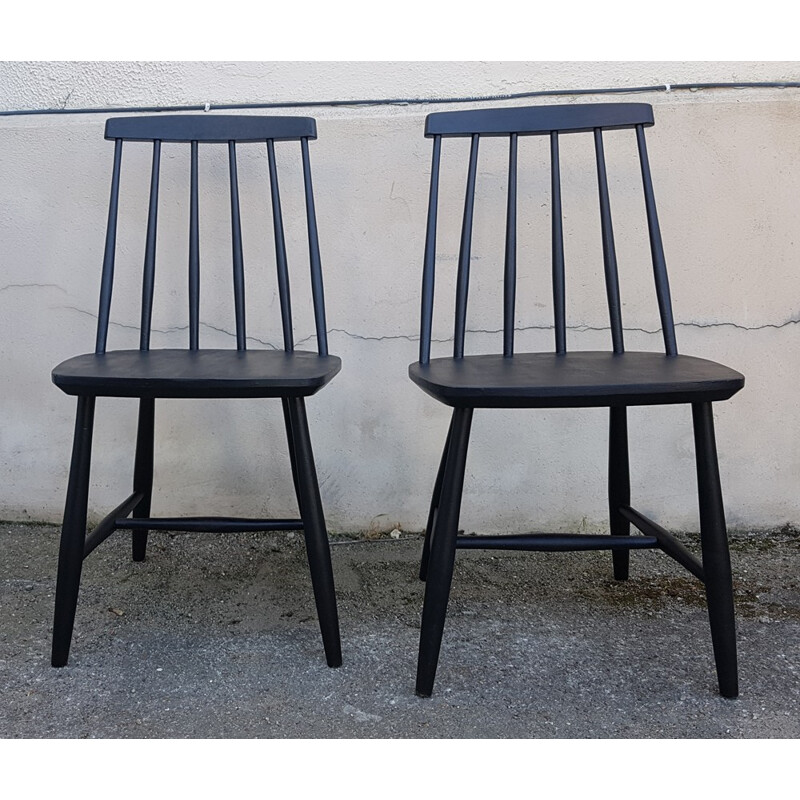 Pair Scandinavian Chair - 1950s