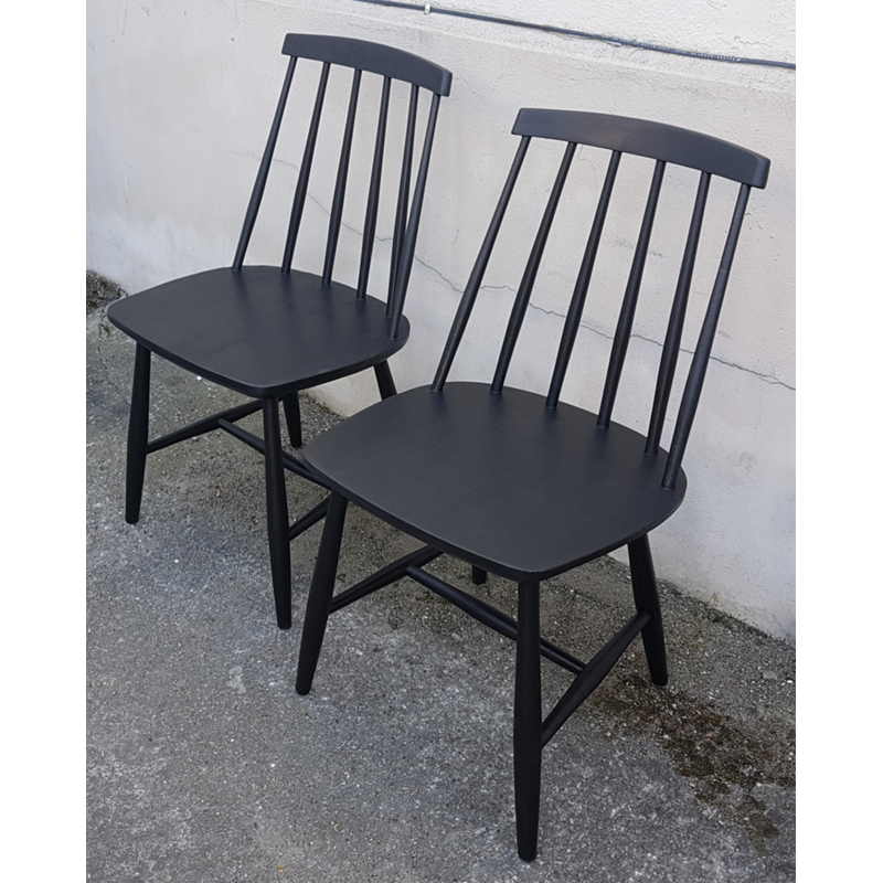 Pair Scandinavian Chair - 1950s