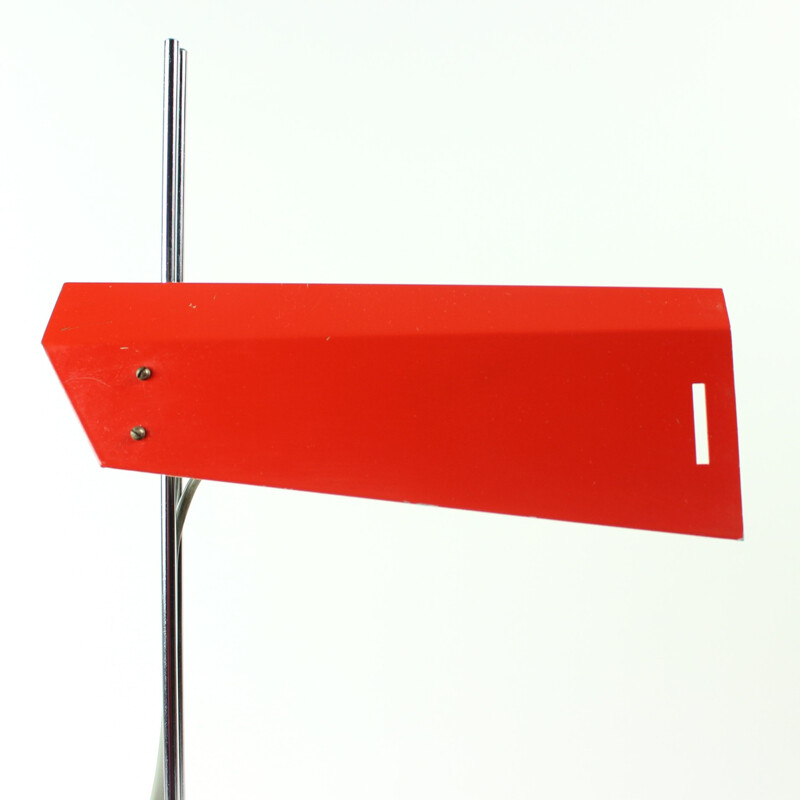 Red Table Lamp by Josef Hurka for Lidokov  - 1960s