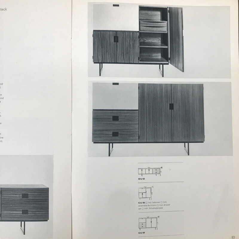 Pastoe cabinet CU06 by Cees Braakman - 1950s