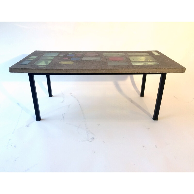 Vintage Coffee table by Jacques Avoinet - 1960s