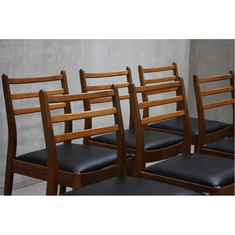 Set of 8 teak dining chairs by G-Plan - 1960s