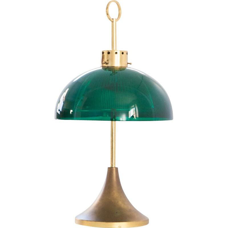 Lampe de bureau italienne couleur verte - 1950