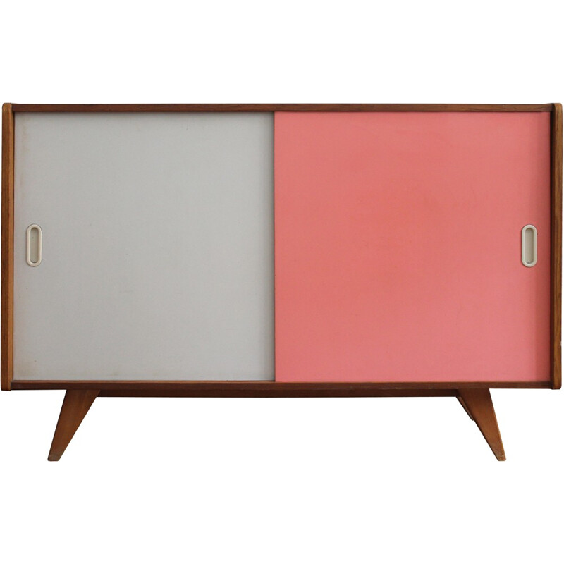 U-452 Pink and Light Grey Sideboard by Jiri Jiroutek - 1960s