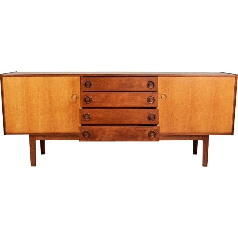 Vintage Oak Sideboard - 1970s