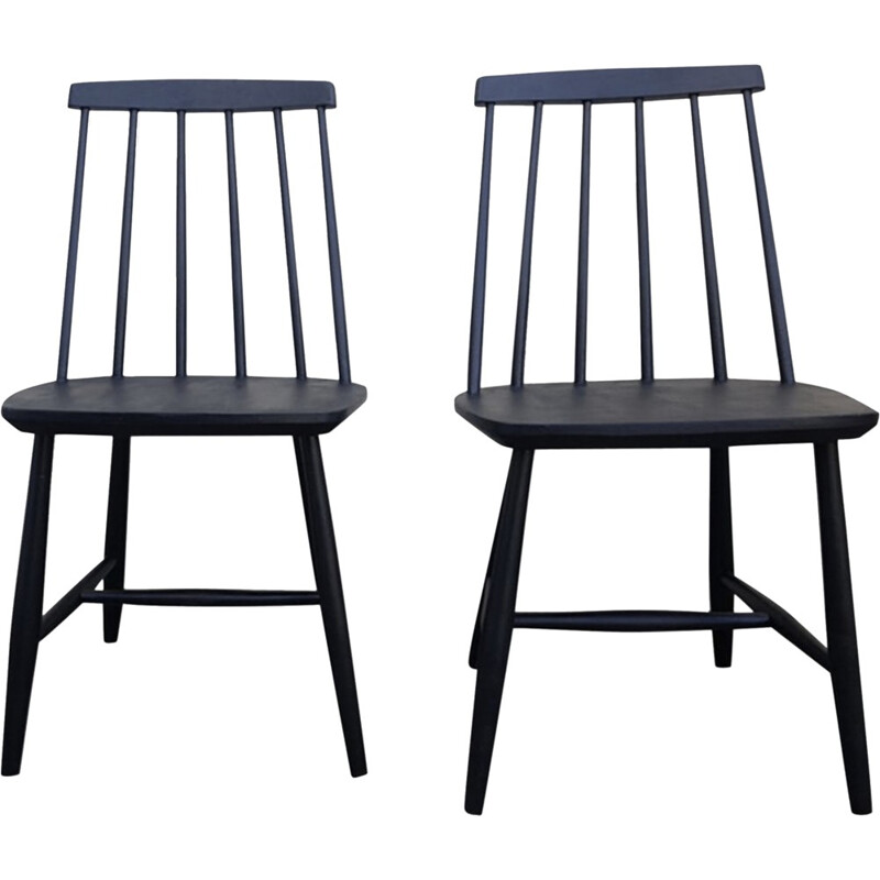 Pair Scandinavian Chair - 1950s