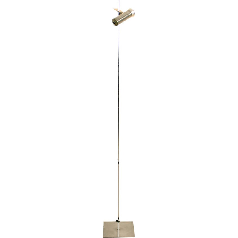 Lampadaire vintage français à pince aimantée - 1960