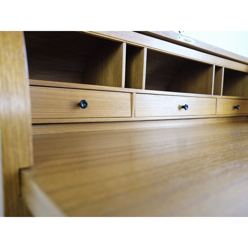 Danish vintage secretary in teak - 1960s