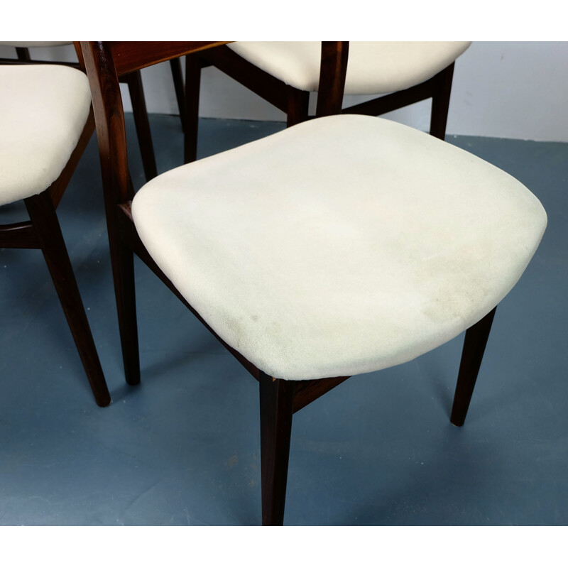 Set of 6 rosewood chairs Casala - 1960s