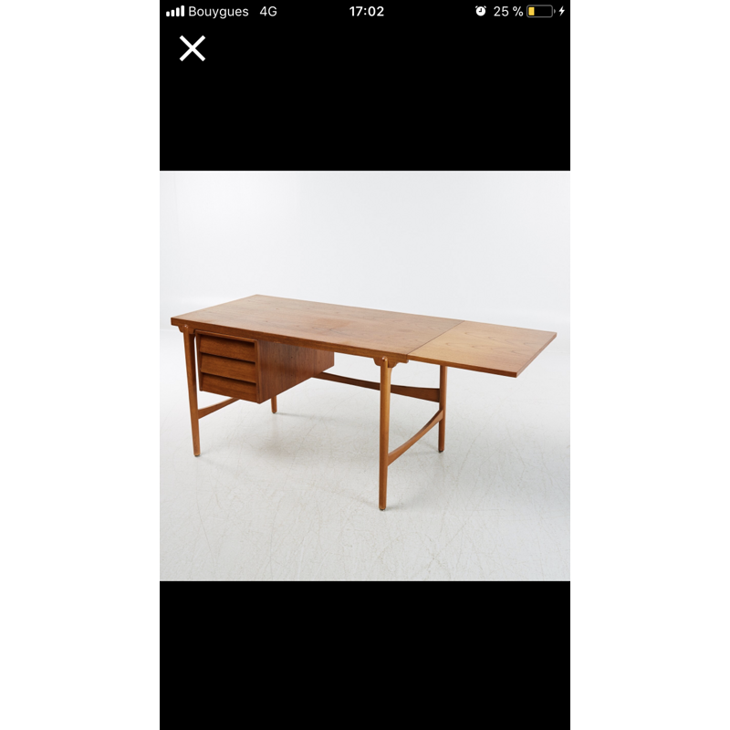 Danish vintage desk in wood - 1970s
