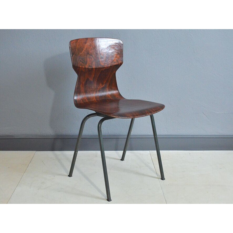 Set of 4 vintage chairs in rosewood - 1960s