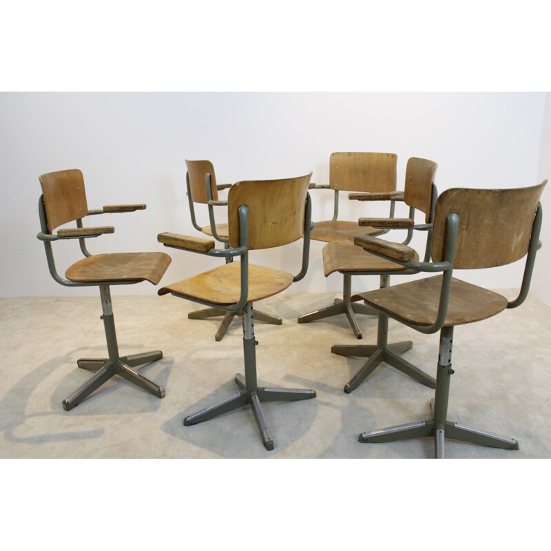 S22 Industrial Chair by Tubax, 1970s