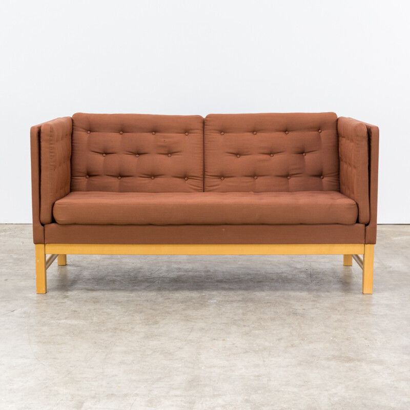 Set of 2 earth color sofa by Erik Ole Jørgensen  - 1970s