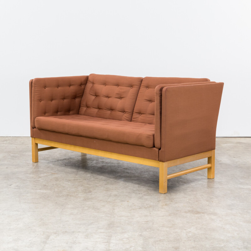 Set of 2 earth color sofa by Erik Ole Jørgensen  - 1970s