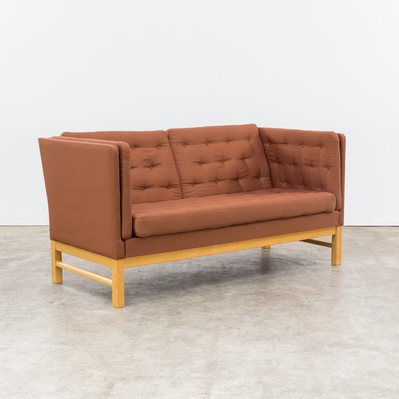 Set of 2 earth color sofa by Erik Ole Jørgensen  - 1970s