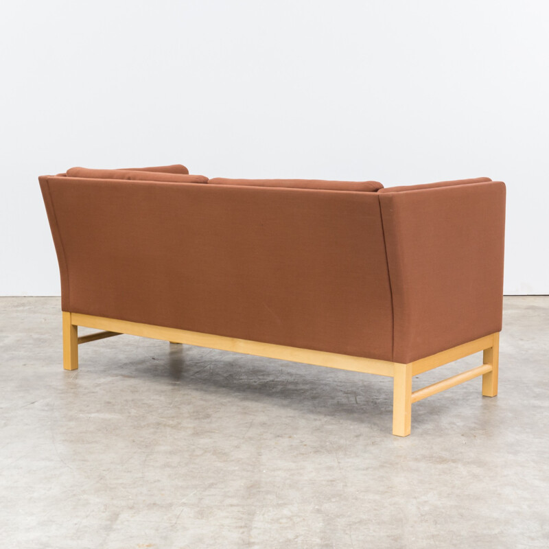 Set of 2 earth color sofa by Erik Ole Jørgensen  - 1970s