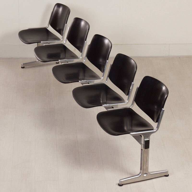 Castelli 3, 4 and 5 Seat Benches by Giancarlo Piretti from the early 70s.