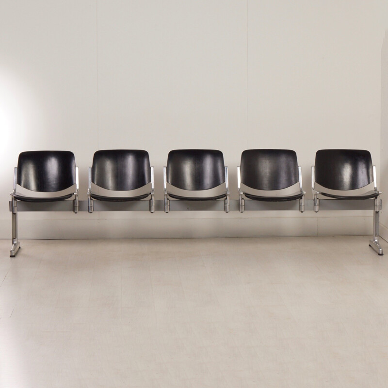 Castelli 3, 4 and 5 Seat Benches by Giancarlo Piretti from the early 70s.