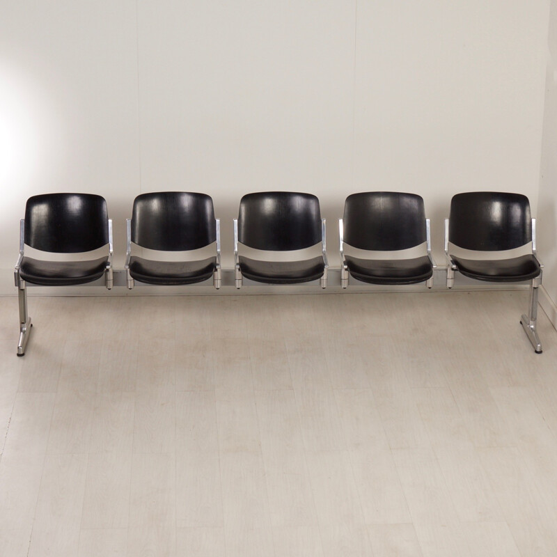 Castelli 3, 4 and 5 Seat Benches by Giancarlo Piretti from the early 70s.