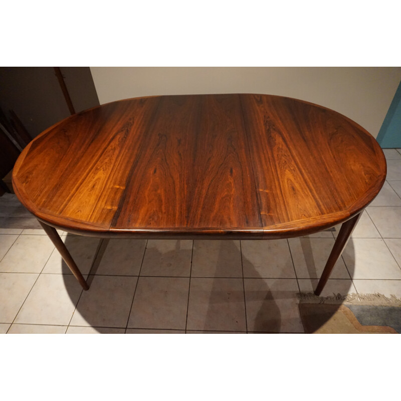 Danish Rio Rosewood Dining Table by Mobler - 1960s