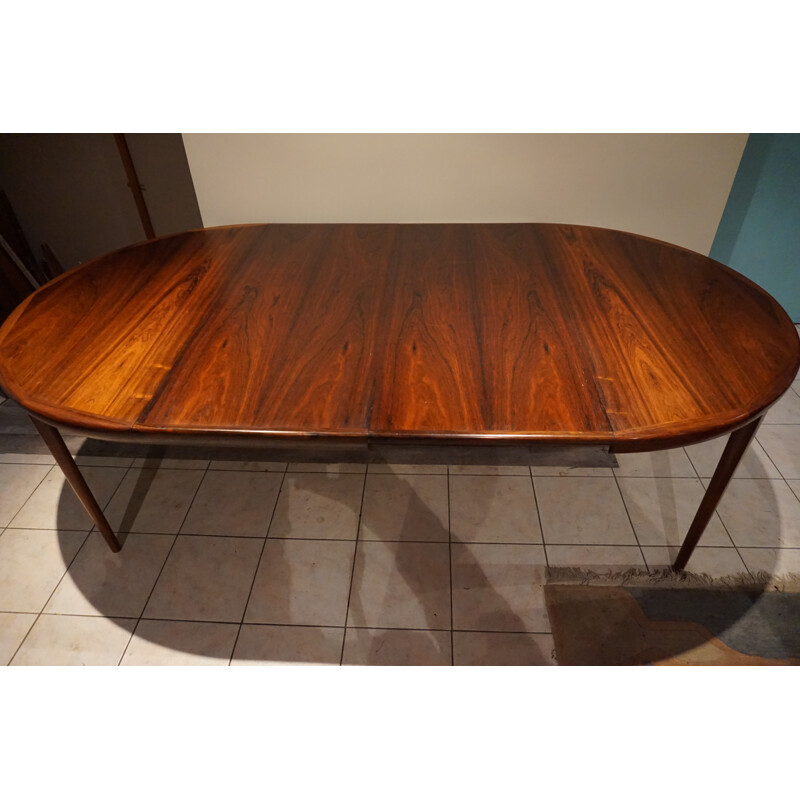 Danish Rio Rosewood Dining Table by Mobler - 1960s