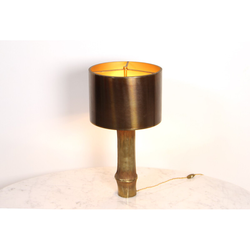 Bamboo Lamp by Maison Charles Edition - 1960s