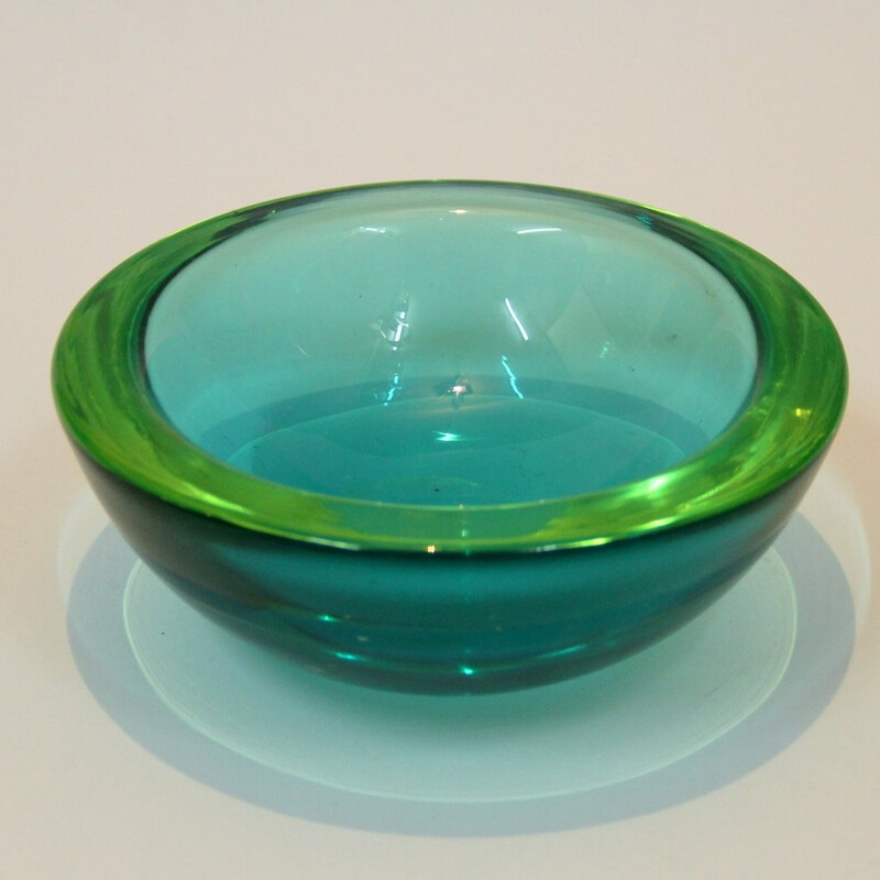 Vintage italian murano glass bowl - 1960s