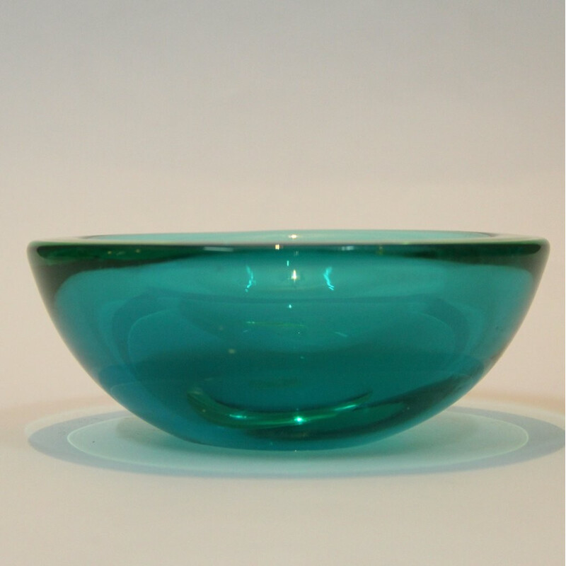 Vintage italian murano glass bowl - 1960s