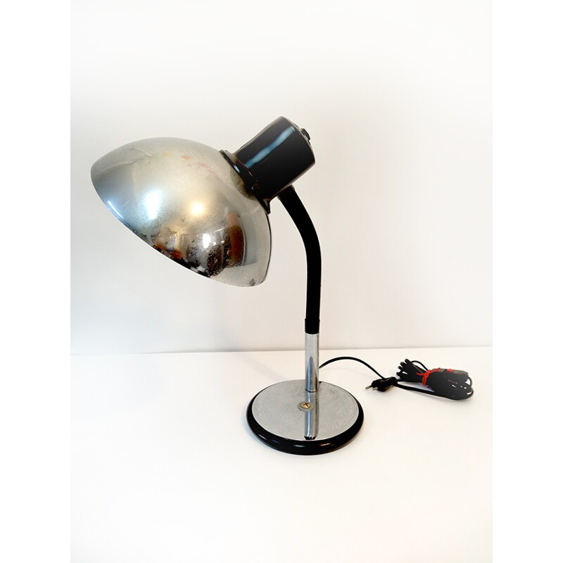 Lampe industrielle chromée - 1970