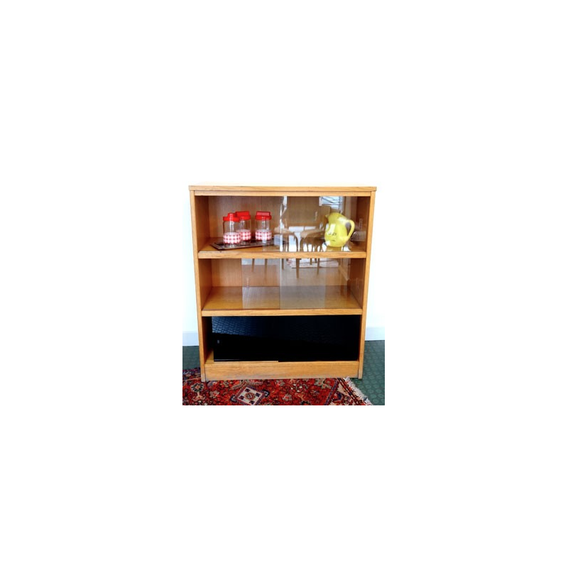 Vintage low shelving unit - 1950s