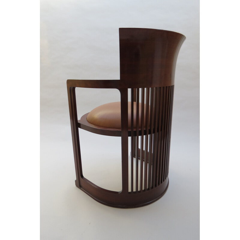"Barrel Taliesin" chair by Frank Lloyd Wright for Cassina - 1986