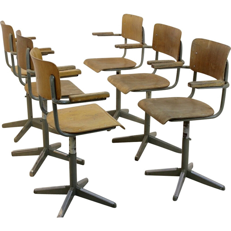 S22 Industrial Chair by Tubax, 1970s