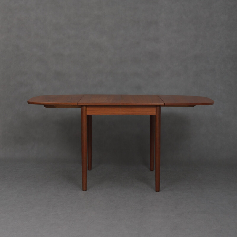 Vintage teak extendable table by C.J. Rosengaarden - 1960s