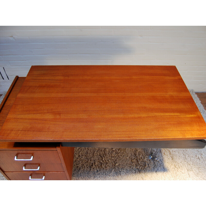 Desk in teak, Cees BRAAKMAN - 1950s