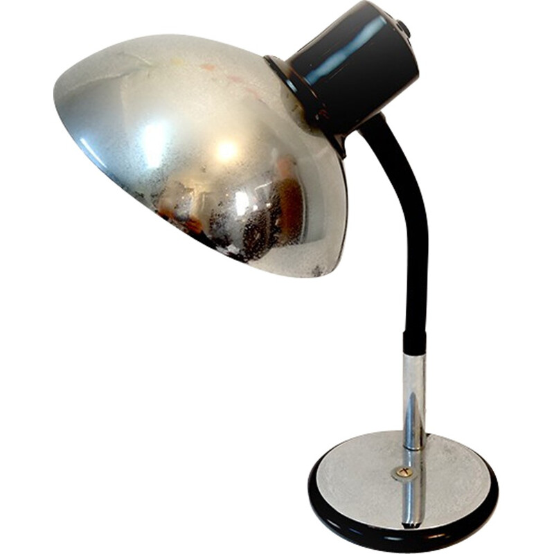Lampe industrielle chromée - 1970