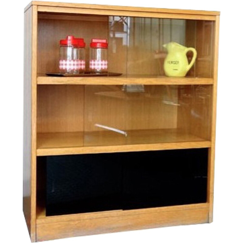 Vintage low shelving unit - 1950s