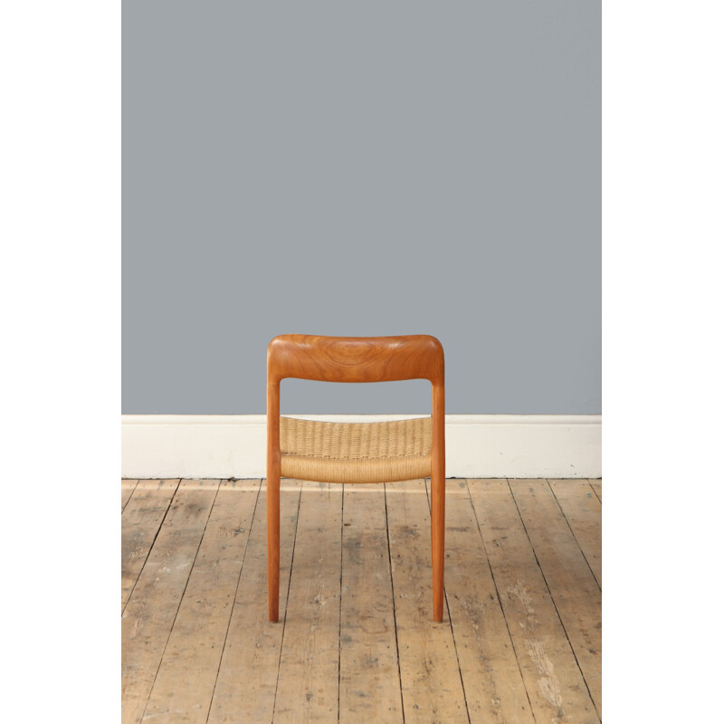 Danish vintage model 75 chair by Niels O. Møller - 1960s