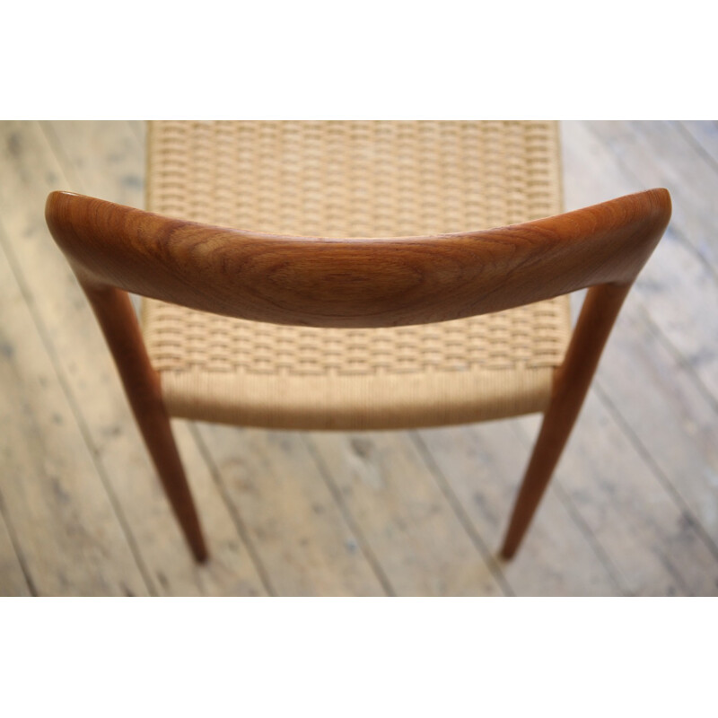 Danish vintage model 75 chair by Niels O. Møller - 1960s