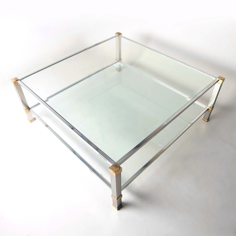 Pierre Vandel Square Coffee Table - 1970s