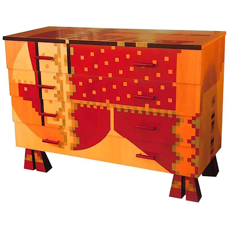 Vintage dresser "Calamobio" by Alessandro Mendini for Zanotta - 1980s