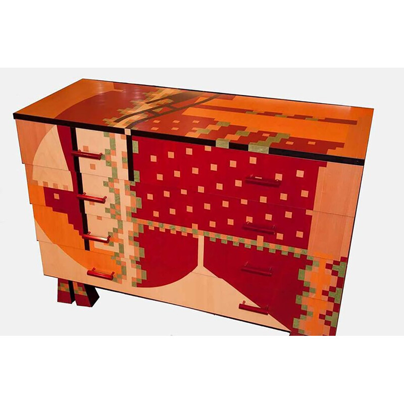 Vintage dresser "Calamobio" by Alessandro Mendini for Zanotta - 1980s