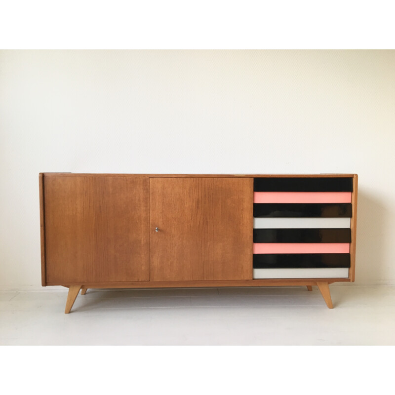 Vintage Sideboard Model U-460 by Jiri Jiroutek for Interier Praha - 1950s