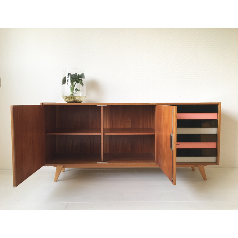 Vintage Sideboard Model U-460 by Jiri Jiroutek for Interier Praha - 1950s