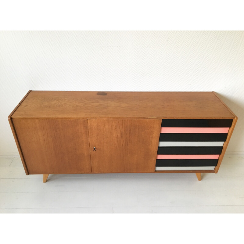 Vintage Sideboard Model U-460 by Jiri Jiroutek for Interier Praha - 1950s