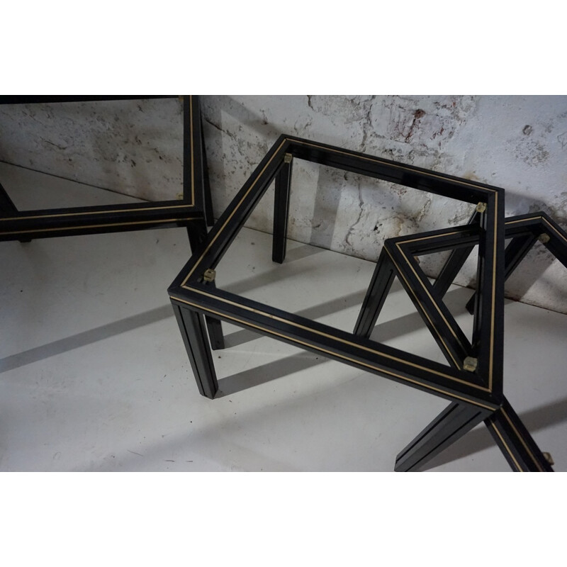 Nesting tables side tables by Pierre Vandel - 1980s