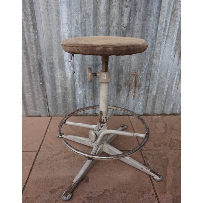 Vintage Drafting Stool by Friso Kramer for Ahrend De Cirkel - 1960s